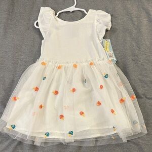 Cat & Jack White Garment with Colorful Details